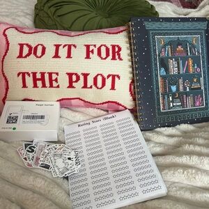 Book Lover's Pillow and Journal Set